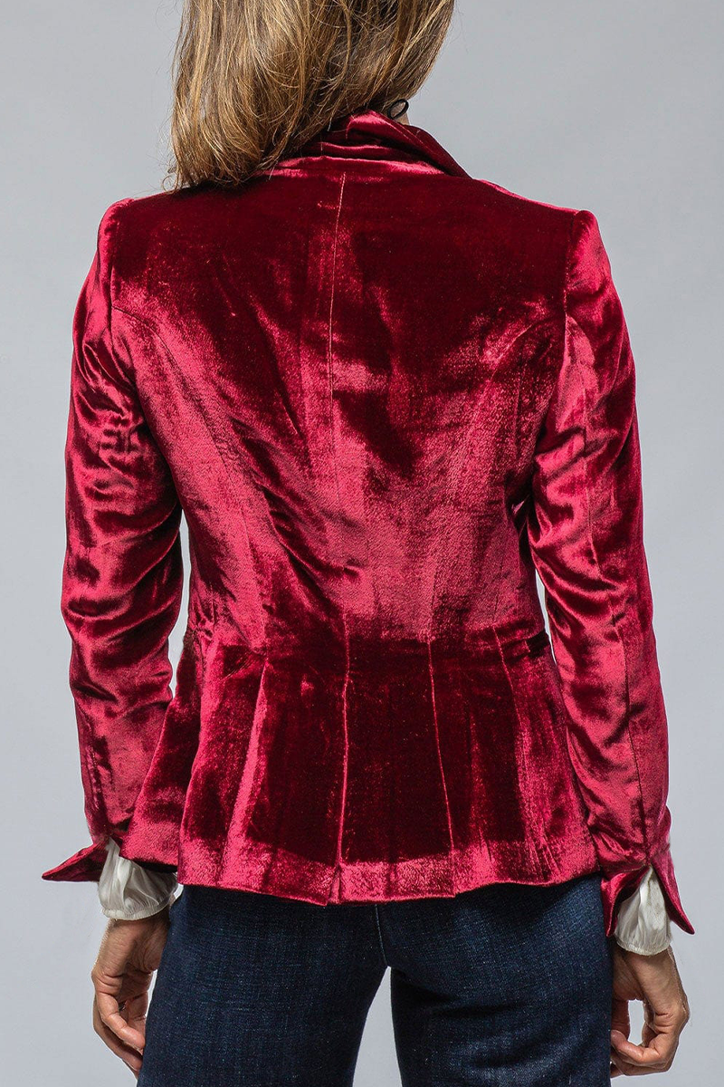 Linen Slim Fit Blazer | Single Button Classic Jacket