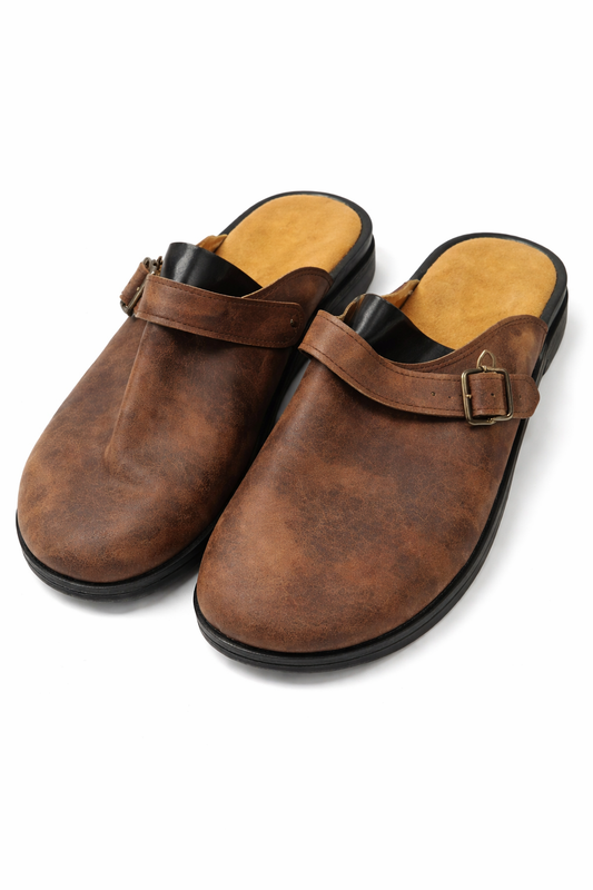 Men's orthopedic slip-on mule clogs