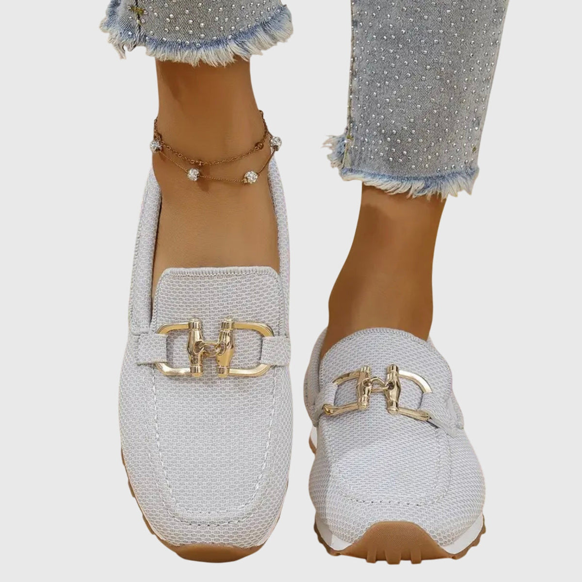 Orthopedic Comfort Loafers | Horsebit Slip-On Flats