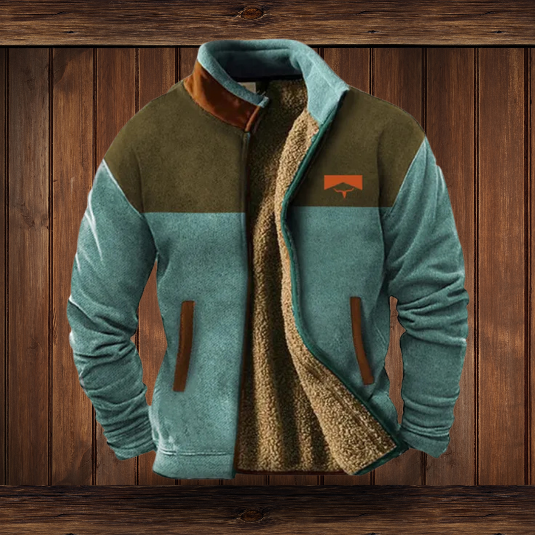Casual Jacket | Full-Zip 3D Print Jacket