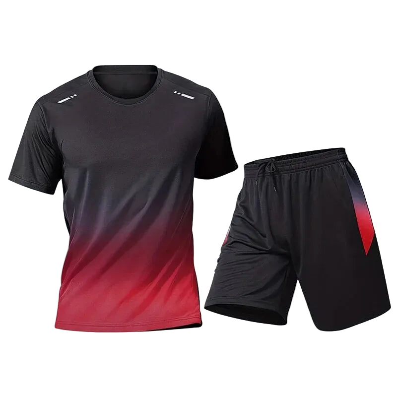 Activewear Set | Quick-Dry T-Shirt & Shorts Set