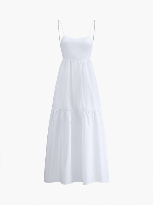 Women's Dress | Backless Sleeveless Maxi Dress