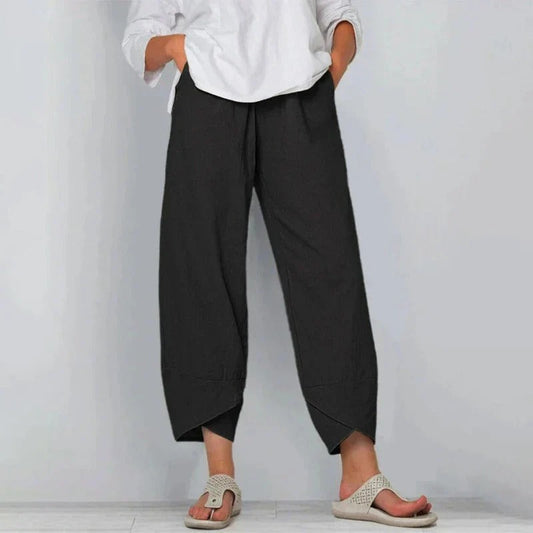 Summer Trousers | Lightweight Tapered Linen Pants