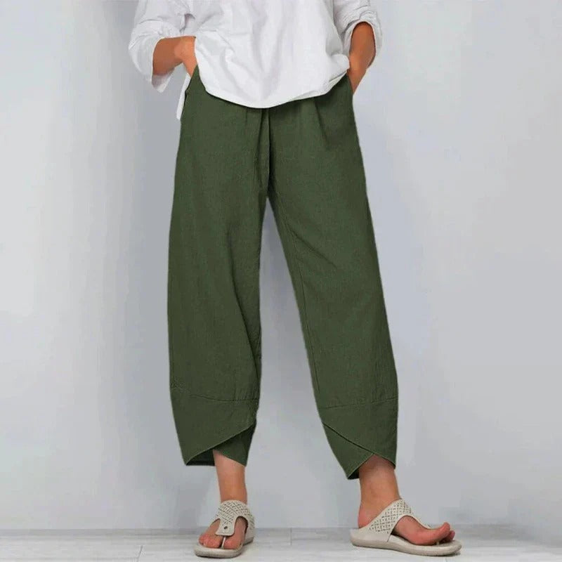 Summer Trousers | Lightweight Tapered Linen Pants
