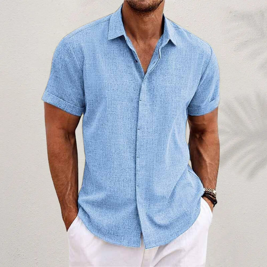 Linen Shirt | Short-Sleeve Summer Shirt