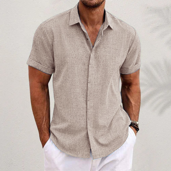 Linen Shirt | Short-Sleeve Summer Shirt