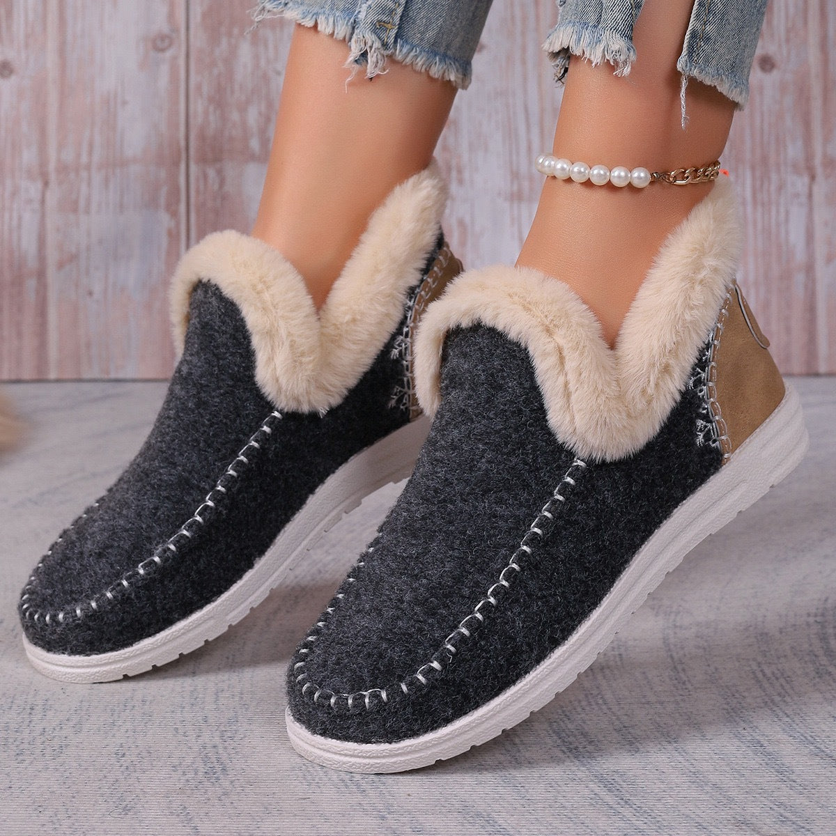 Slippers | Orthopedic Fleece-Lined House Slippers