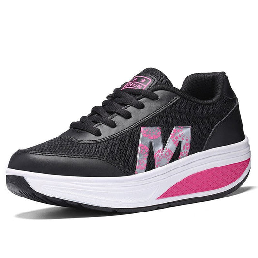 Women's cushioned air-sole walking sneakers
