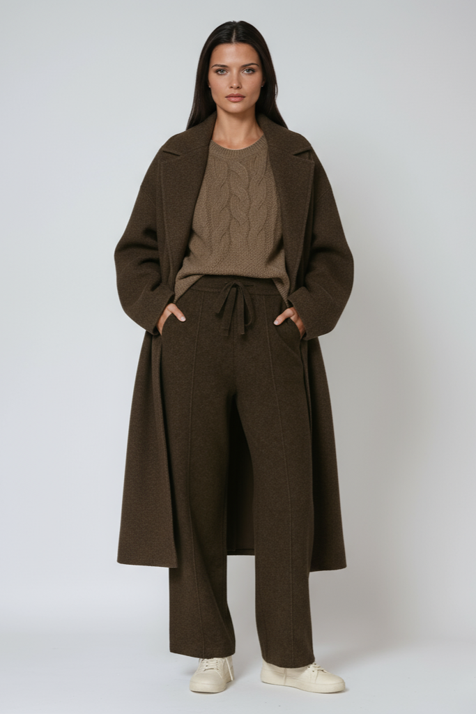 Cotton Knit Trousers | Drawstring Relaxed Fit Pants
