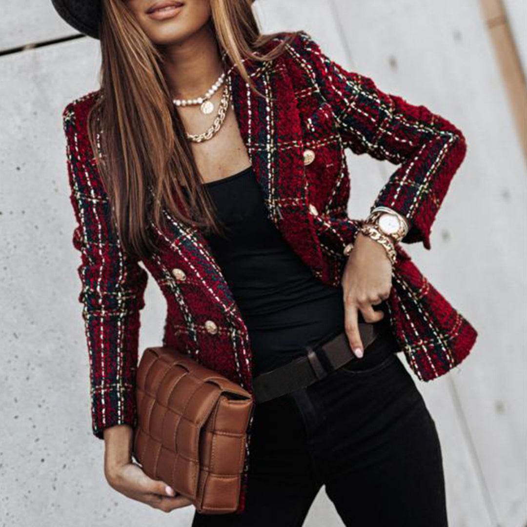 Linen Blazer | Elegant Classic Tailored Jacket