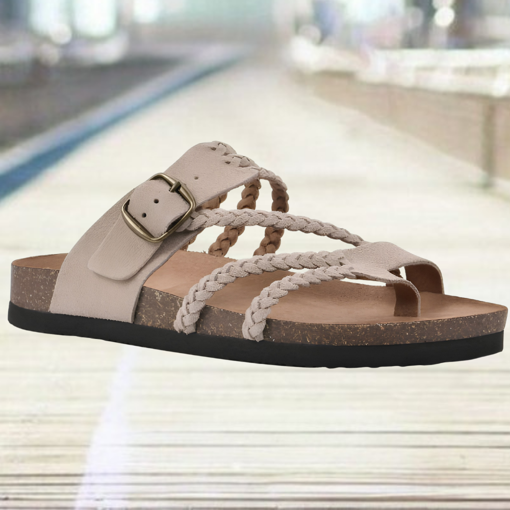 Women's Shoes | Woven Slip-On Flat Sandals