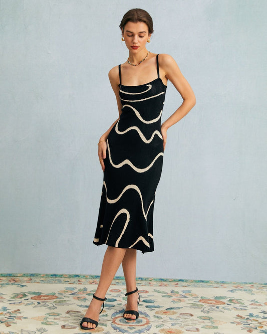 Women's Dress | Mermaid-Hem Knit Midi Dress