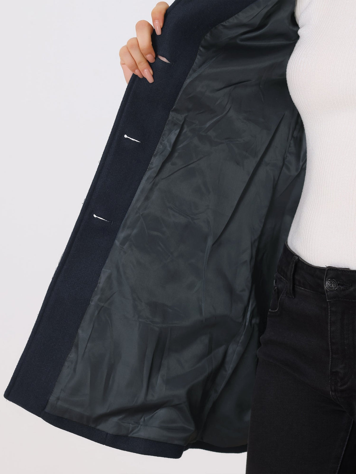 Wool Trench Coat | Single-Breasted Winter Coat