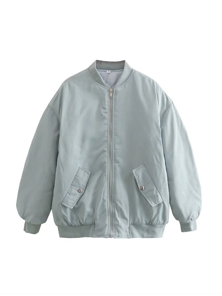 Women's Bomber Jacket | Oversized Textured Jacket