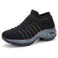 Black (Coloured Stripes)