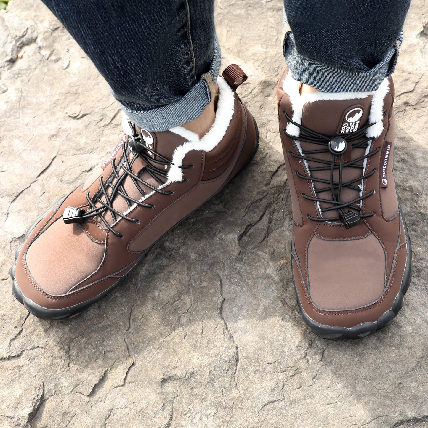 Barefoot Winter Boots | Warm Lace-Up Winter Boots