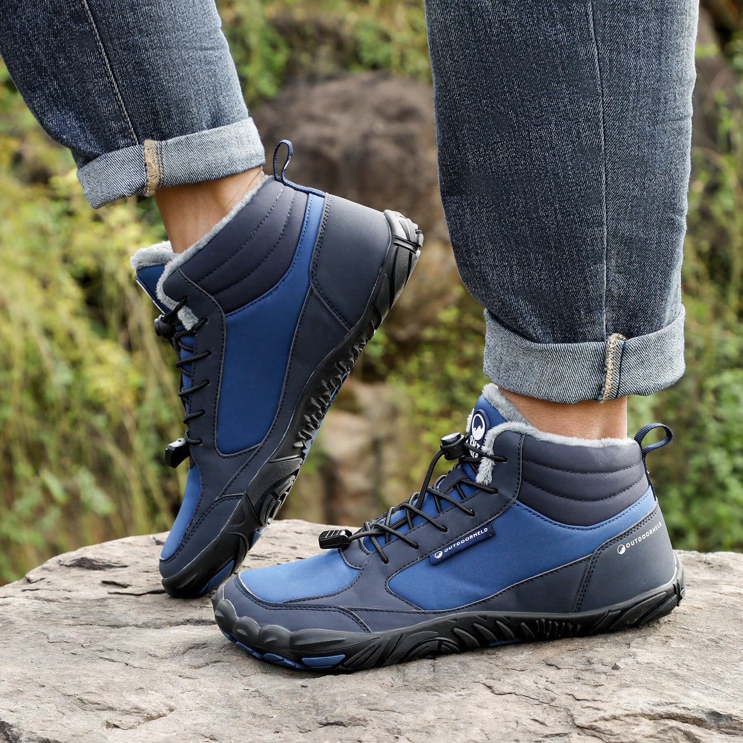Barefoot Winter Boots | Warm Lace-Up Winter Boots