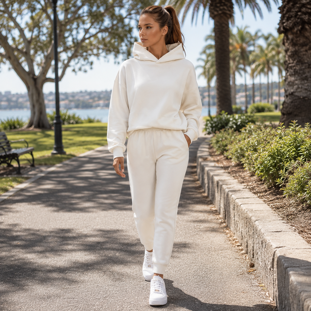 Hooded Jogging Set | Sweatshirt & Joggers Loungewear