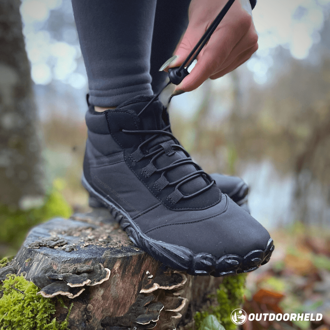 Fleece-Lined Barefoot Winter Boots | Water-Resistant