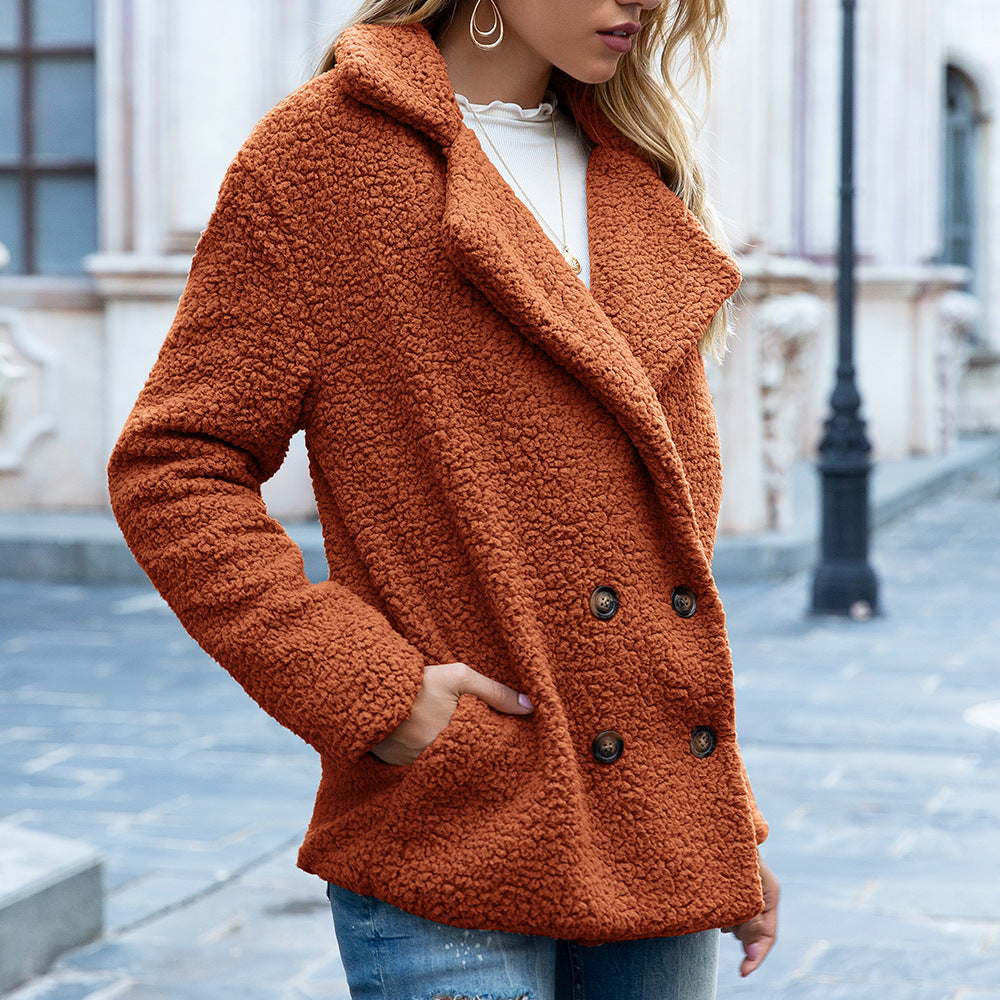 Jacket | Short Teddy Faux Shearling Jacket