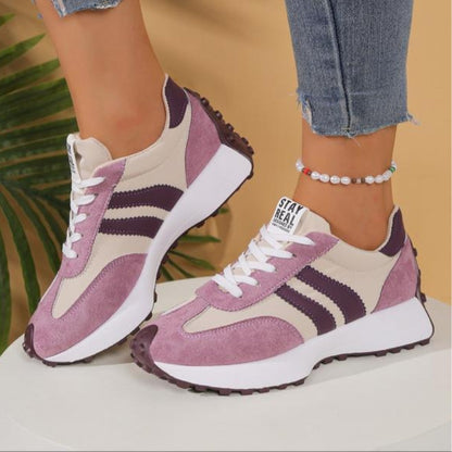 Orthopedic Platform Sneakers | Retro Chunky Lace-Up Trainers