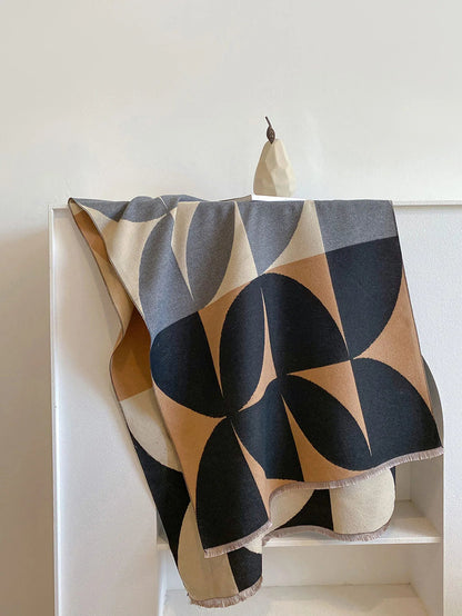 Reversible Cashmere Scarf | Soft Warm Wrap