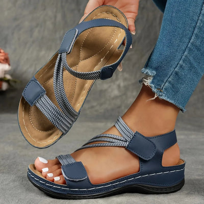 Women's Comfort Sandals | Adjustable Strap Cushioned Sandals