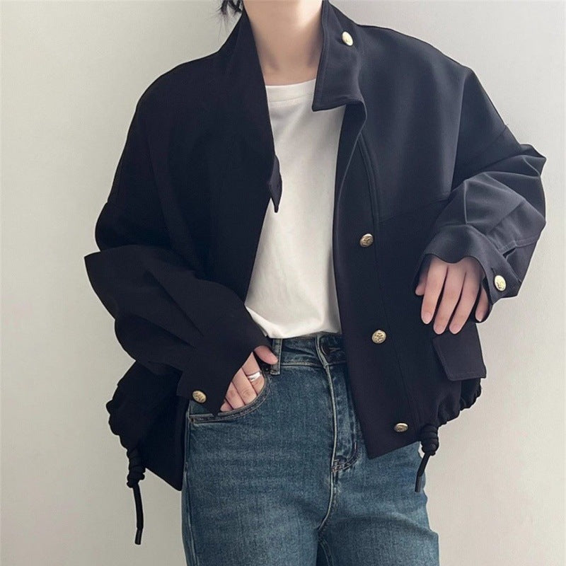 Women's elegant versatile everyday linen jacket