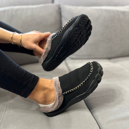 Barefoot Slippers | Fleece-Lined Cosy House Shoes