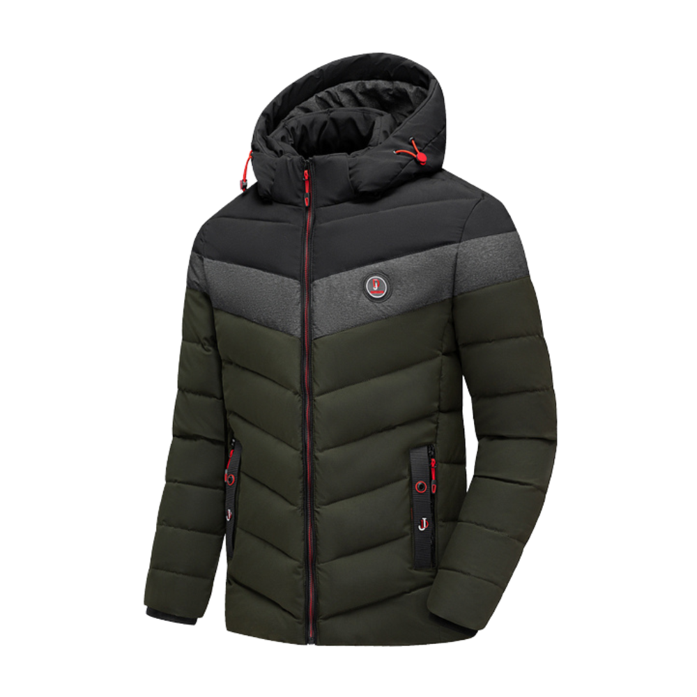 Men's Jacket | Waterproof Hooded Winter Jacket