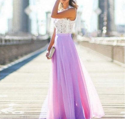 Women's Dress | Floral Lace Maxi Dress