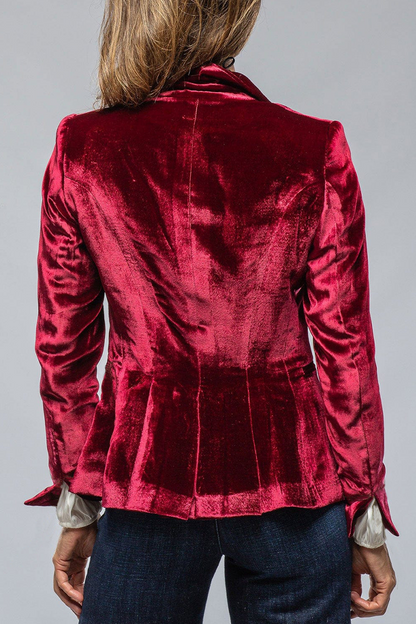 Linen Slim Fit Blazer | Single Button Classic Jacket