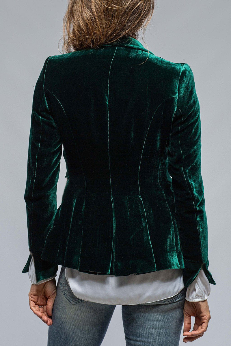 Linen Slim Fit Blazer | Single Button Classic Jacket