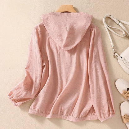 Relaxed Hooded Shirt | Lightweight Layering Top