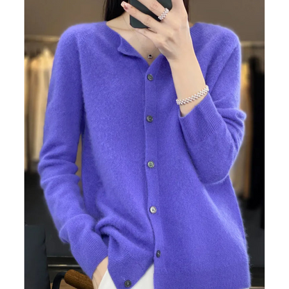 Cashmere Cardigan | Soft Knit Button Cardigan