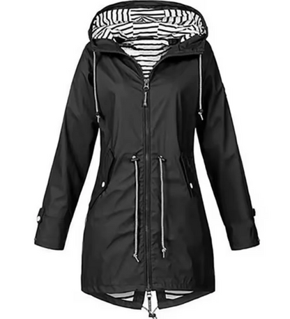 Hooded Rain Jacket | Water-Resistant Spring Jacket