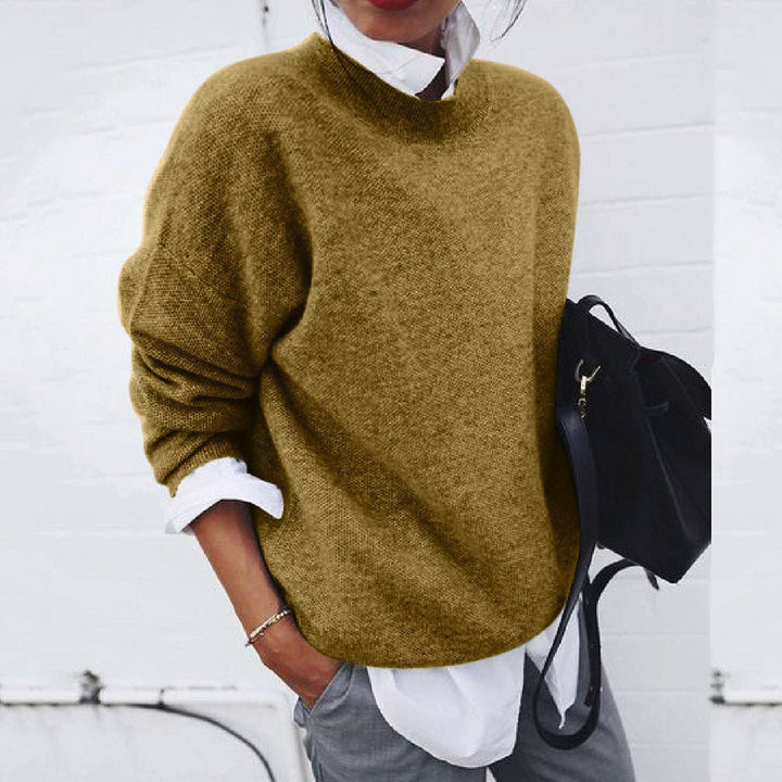 Crew-Neck Cashmere-Blend Jumper