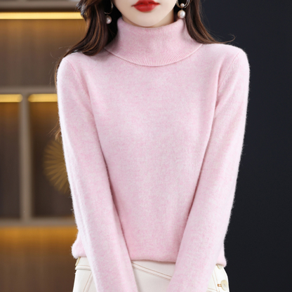 Roll-Neck Cashmere-Blend Jumper