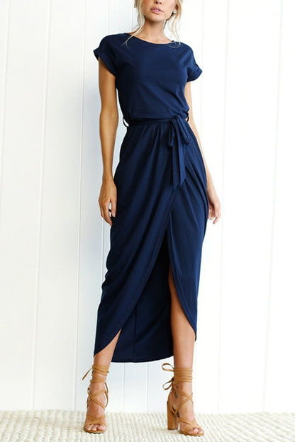 Women's Dress | Belted Casual Ankle Dress