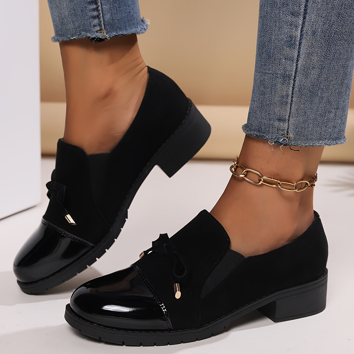 Women's Loafers | Elegant Comfort Loafers with Bow