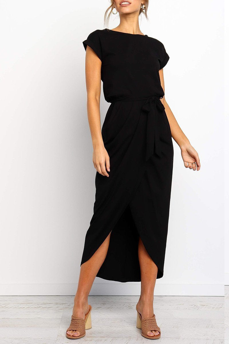 Women's Dress | Belted Casual Ankle Dress