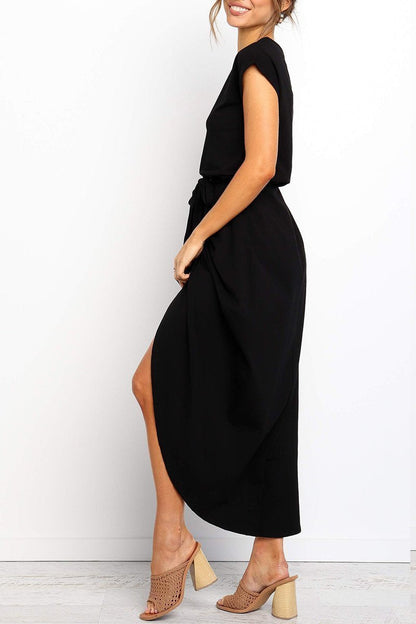 Women's Dress | Belted Casual Ankle Dress