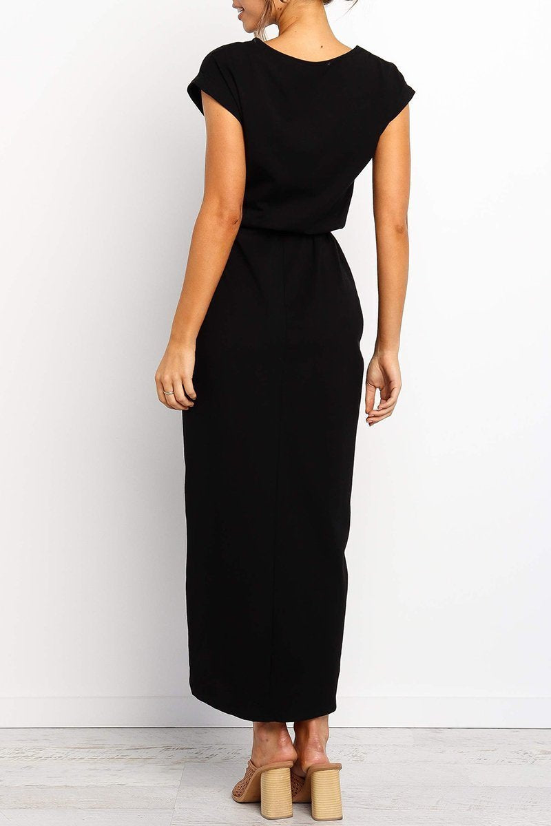 Women's Dress | Belted Casual Ankle Dress