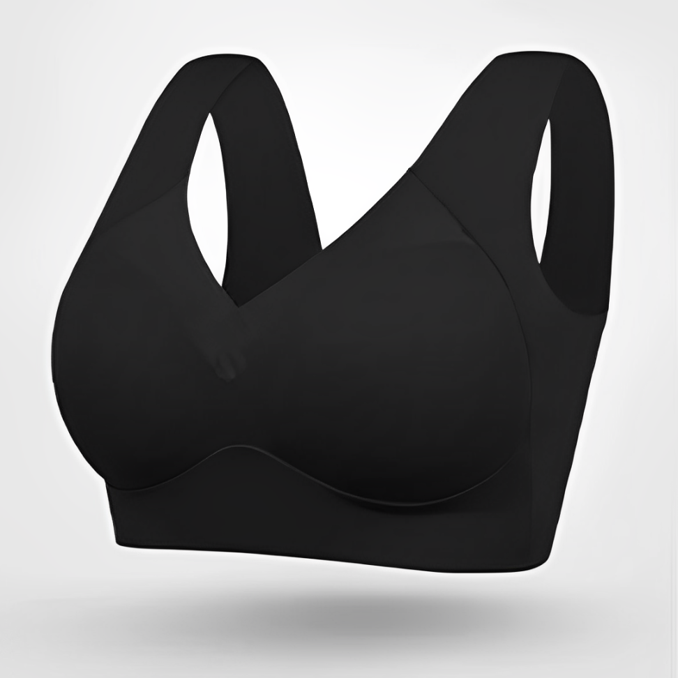 Women's V-neck molded cup bra