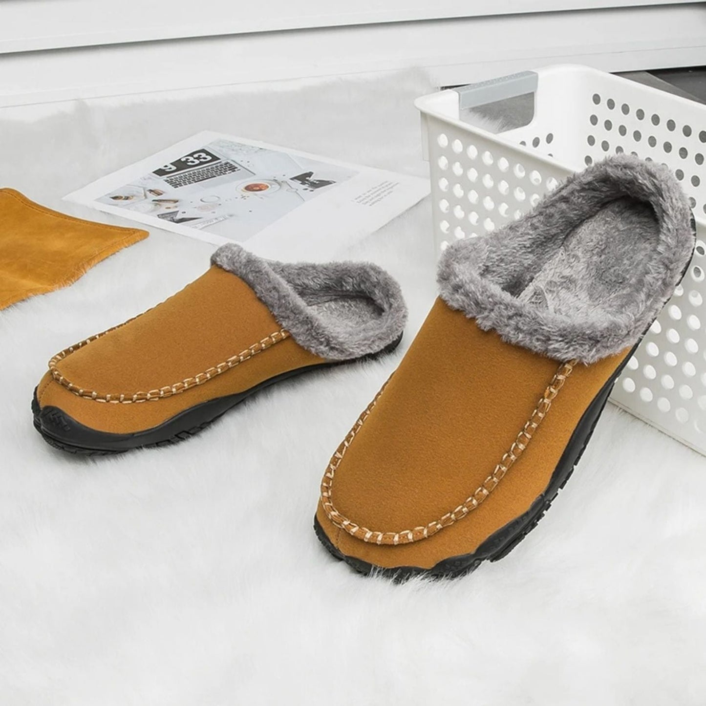 Barefoot Slippers | Fleece-Lined Cosy House Shoes