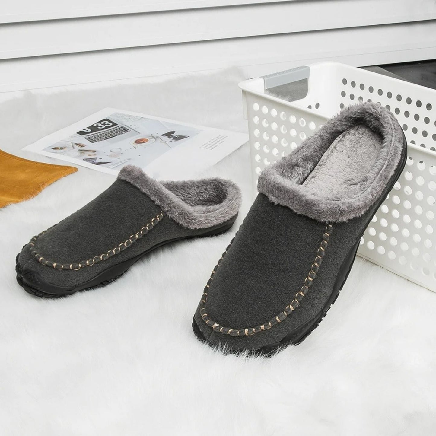 Barefoot Slippers | Fleece-Lined Cosy House Shoes