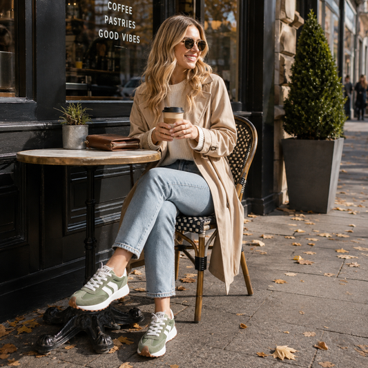 Orthopedic Platform Sneakers | Retro Chunky Lace-Up Trainers