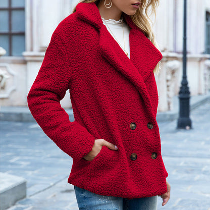 Jacket | Short Teddy Faux Shearling Jacket