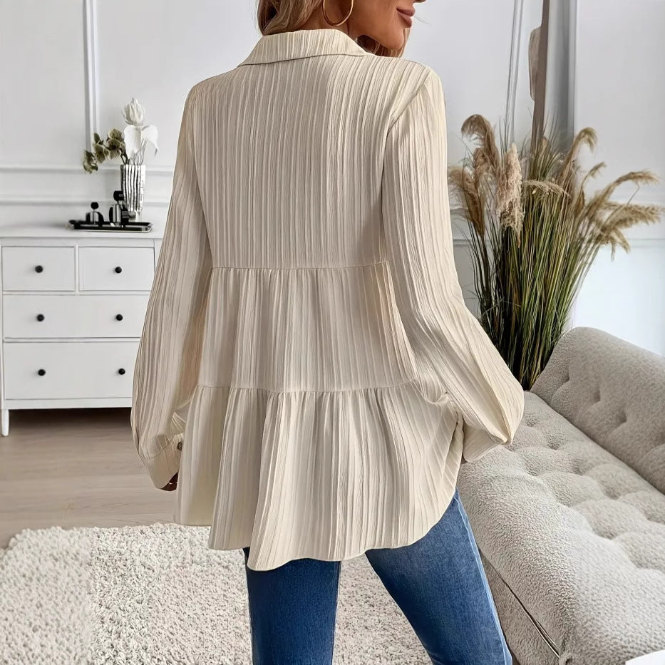 Women's Shirt | Cotton-Blend Pullover Shirt