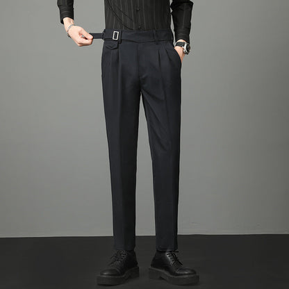 Men's Trousers | Slim-Fit Straight-Leg Trousers